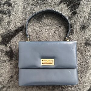 Elegant vintage Navy Handbag